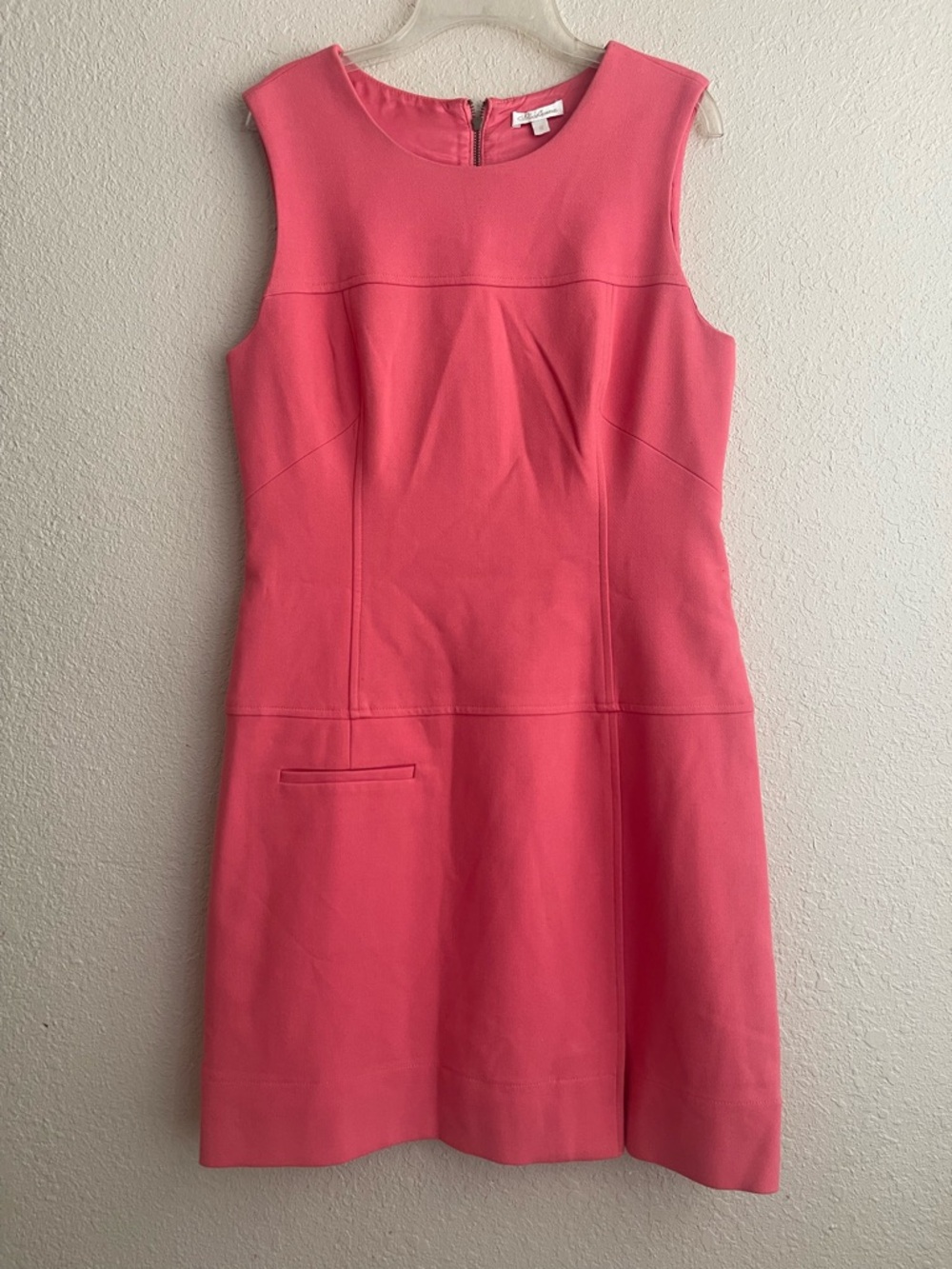 Shoshanna Coral Pink Sleeveless Sheath Dress Size 8